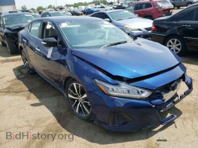 2021 Nissan MAXIMA Maxima SV, синий — VIN 1N4AA6CV3MC507870, Copart
