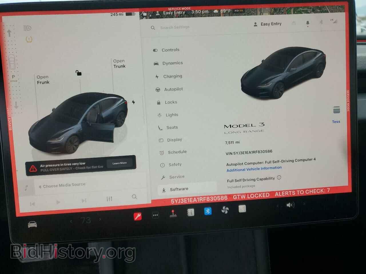 2024 TESLA MODEL 3 - VIN: 5YJ3E1EA1RF830586 - Photo 9