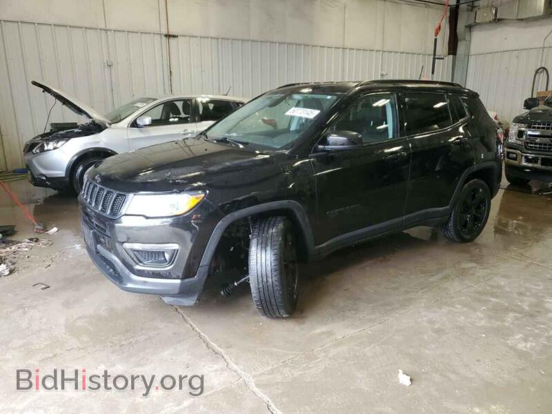 2020 Jeep COMPASS Latitude (VIN 3C4NJDBB7LT209932) — photo 1 of 16, Copart, damage: front end