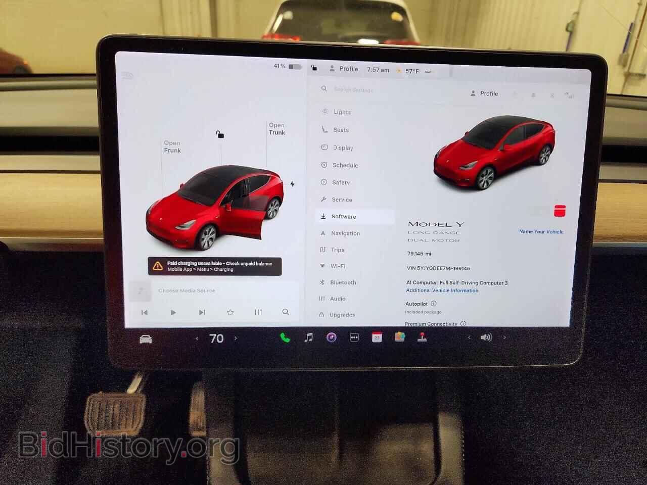 2021 TESLA MODEL Y - VIN: 5YJYGDEE7MF199145 - Photo 9