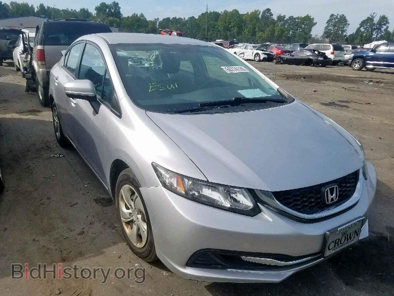 Фотография 19XFB2F51EE262286 - HONDA CIVIC LX 2014