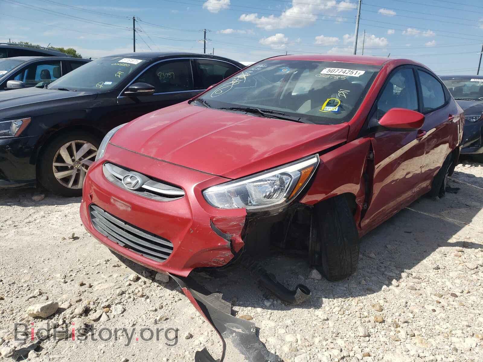 2016 HYUNDAI ACCENT - VIN: KMHCT4AE2GU038785 - Фото 2