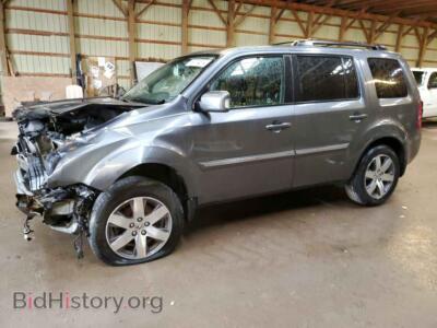 2013 Honda PILOT Touring, серый — VIN 5FNYF4H93DB504304, Copart