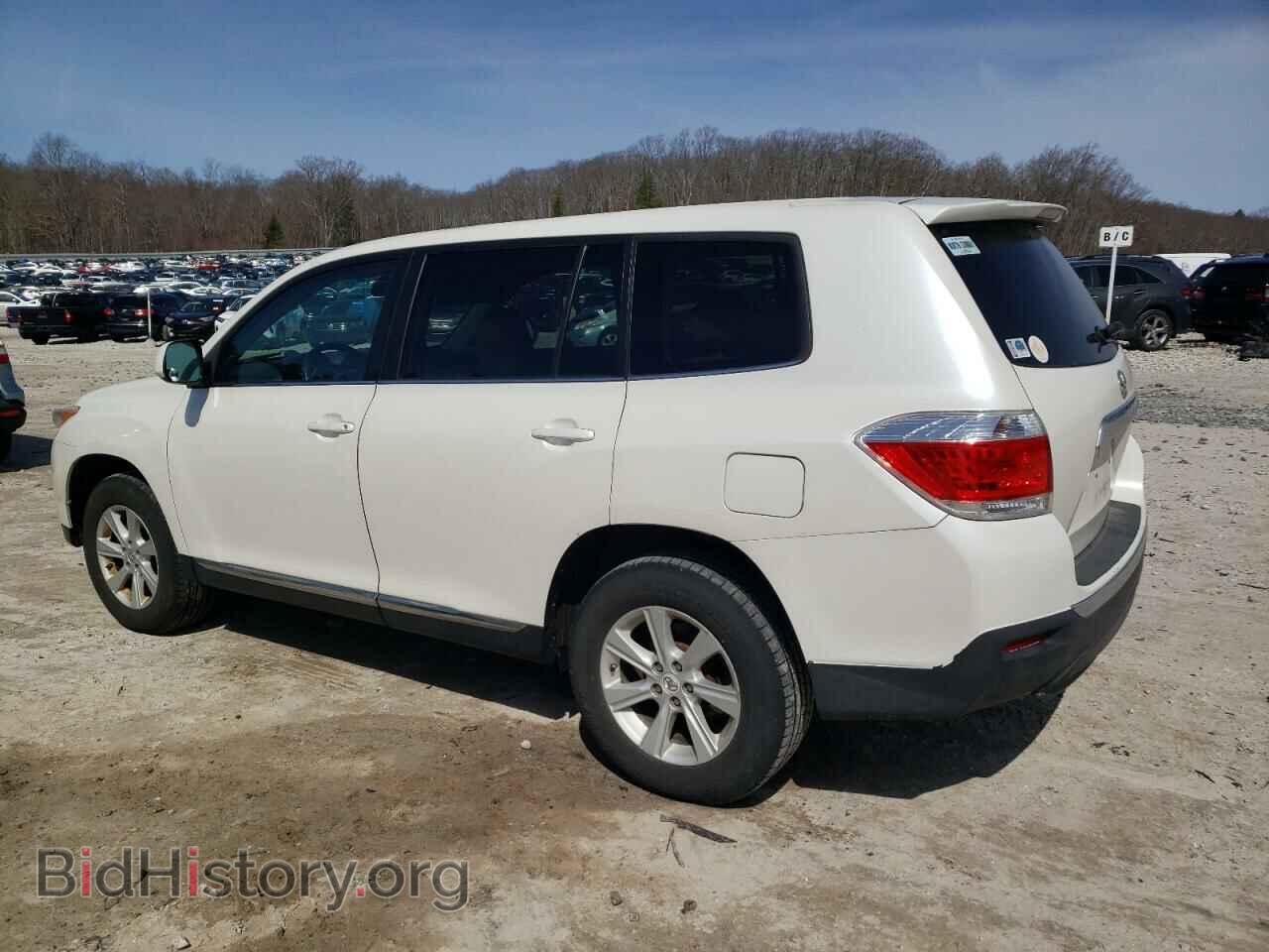 2013 TOYOTA HIGHLANDER - VIN: 5TDBK3EH6DS242782 - Фото 2