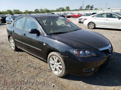 2008 Mazda 3 3 I, black — VIN JM1BK32F981787235, Copart