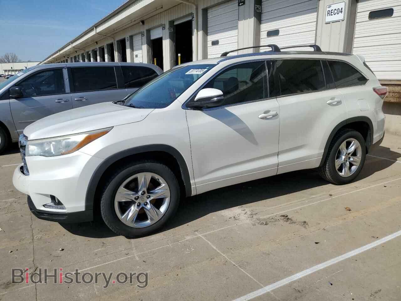 Фотография 5TDYKRFH6ES009563 - TOYOTA HIGHLANDER 2014