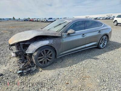 2021 Audi A5 Premium Plus 45, темно-серый — VIN WAUFACF56MA047865, Copart