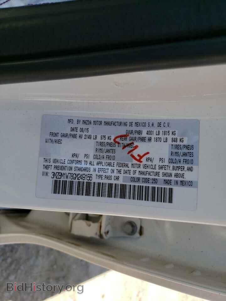 2016 MAZDA 3 - VIN: 3MZBM1W78GM249156 - Фото 10