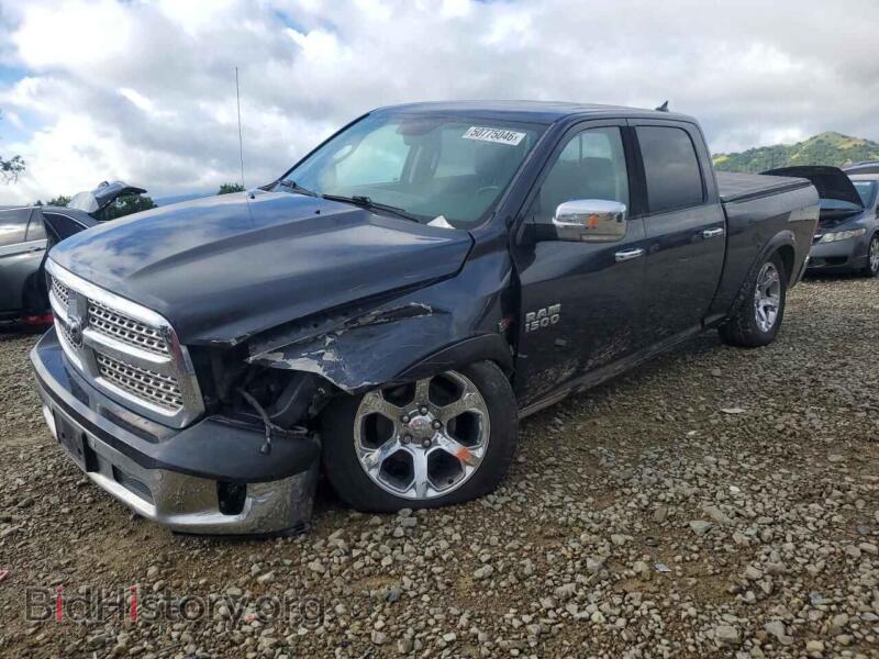 2016 RAM 1500 Laramie (VIN 1C6RR7VM4GS285325) — photo 1 of 14, Copart, damage: front end