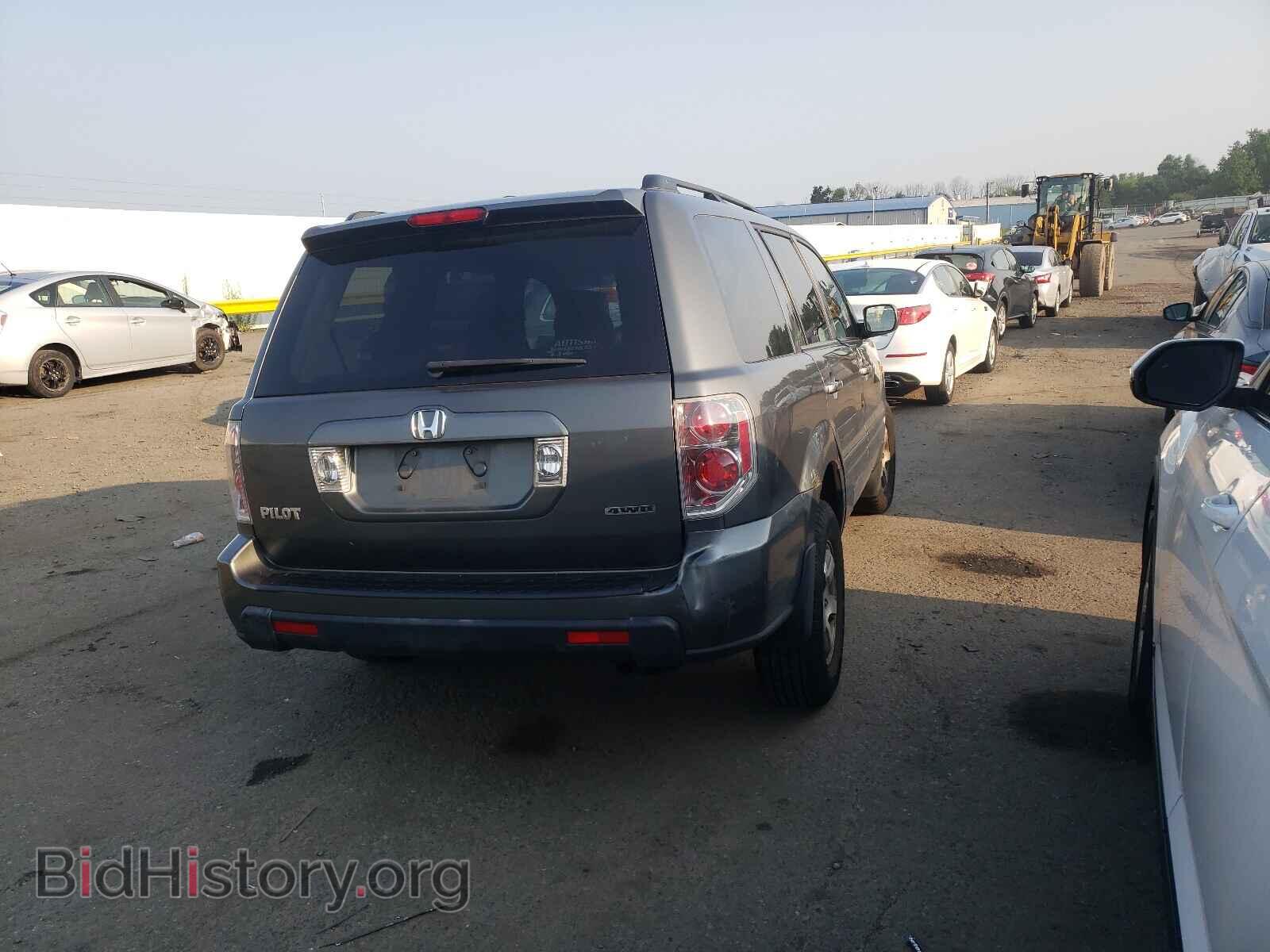 2007 HONDA PILOT - VIN: 2HKYF18697H526639 - Фото 4