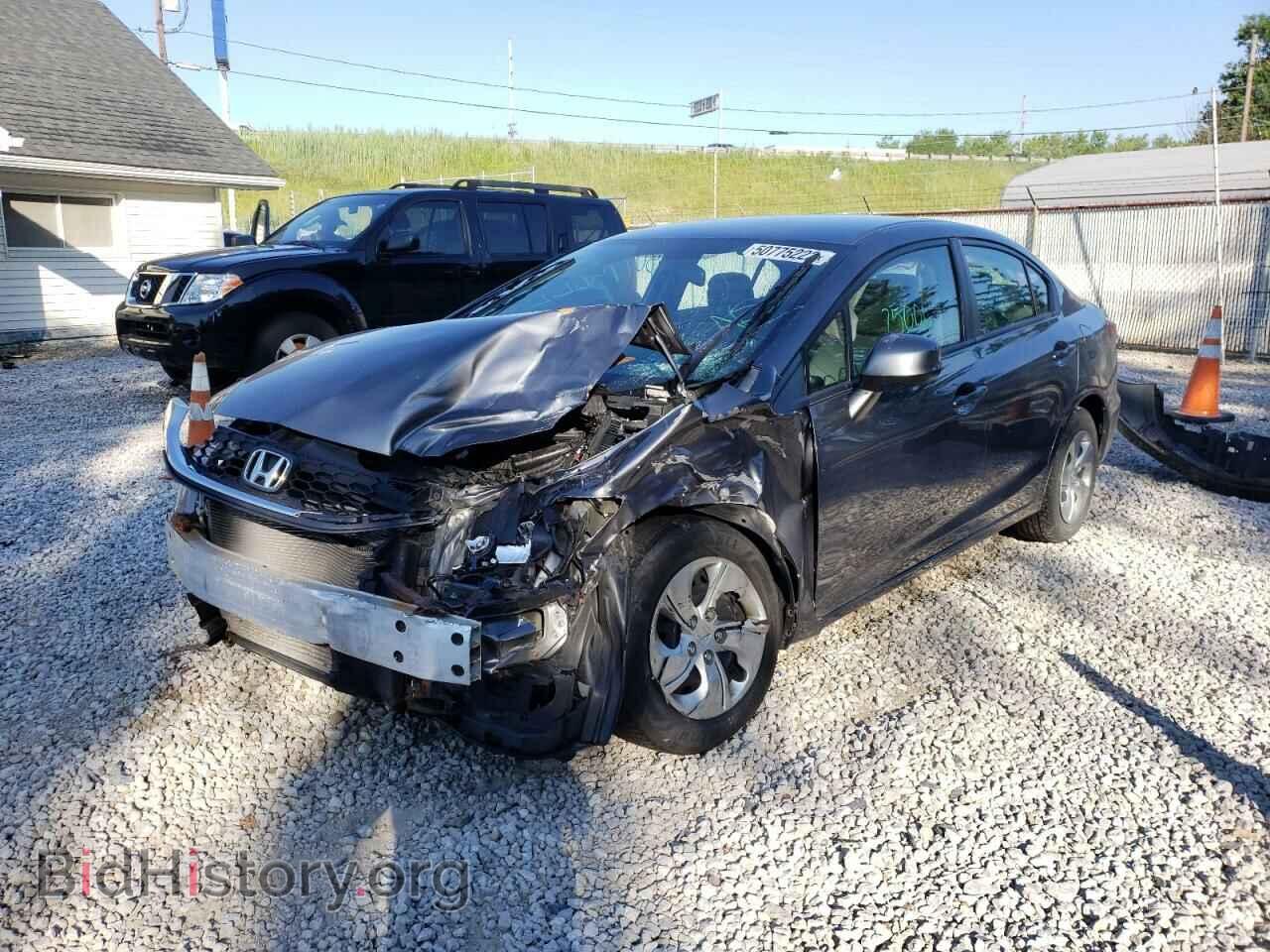2013 HONDA CIVIC - VIN: 19XFB2F55DE062090 - Фото 2