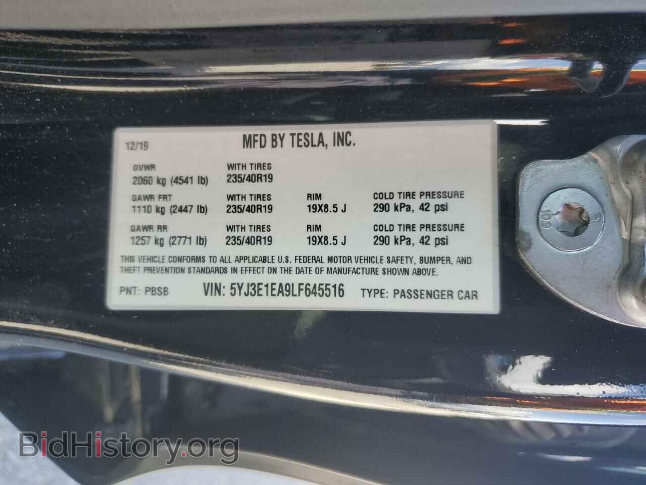 2020 TESLA MODEL 3 - VIN: 5YJ3E1EA9LF645516 - Photo 15