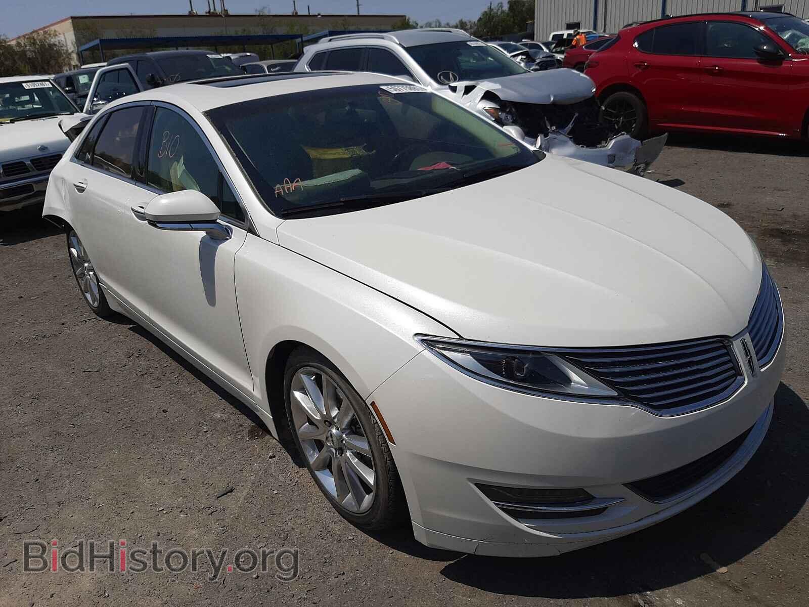 Фотография 3LN6L2LU4FR607907 - LINCOLN MKZ 2015