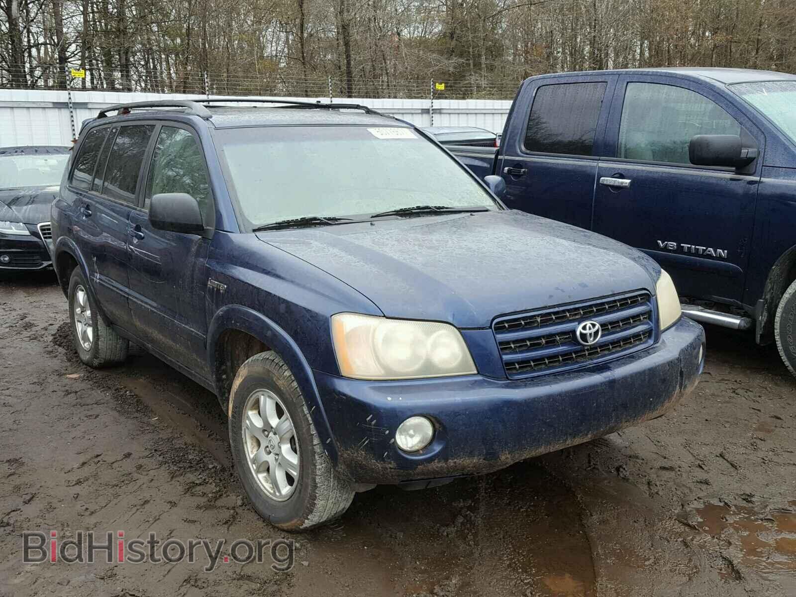 Photo JTEGF21A030096115 - TOYOTA HIGHLANDER 2003
