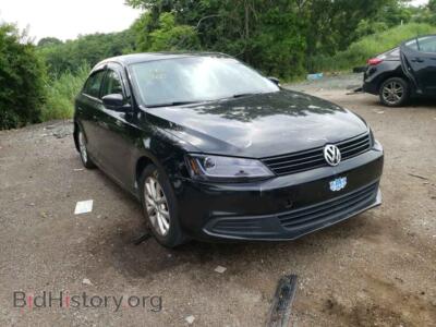 2011 Volkswagen JETTA Jetta Base, черный — VIN 3VW2K7AJ9BM392475, Copart