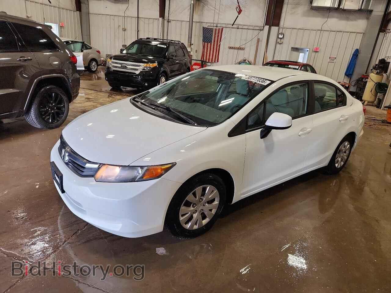 2012 HONDA CIVIC - VIN: 19XFB2F55CE002504 - Фото 1
