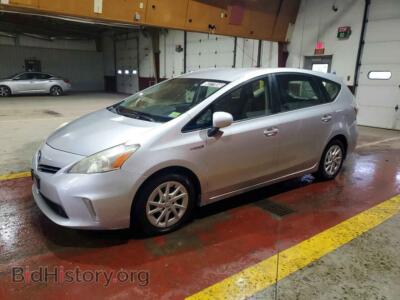 2012 Toyota PRIUS Two, серебристый — VIN JTDZN3EU5C3166250, Copart