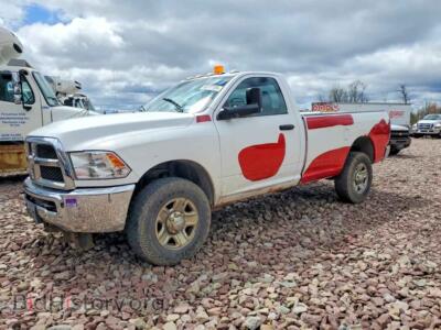 2018 RAM 3500 ST, белый — VIN 3C63R3AJ3JG104143, Copart