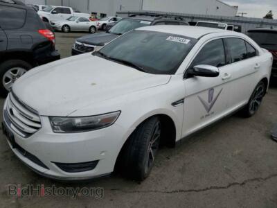 2014 Ford TAURUS TAURUS LIM, белый — VIN 1FAHP2J88EG134645, Copart