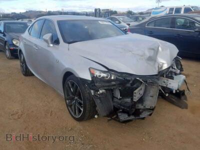 2014 Lexus IS IS 350, silver — VIN JTHBE1D22E5007438, Copart
