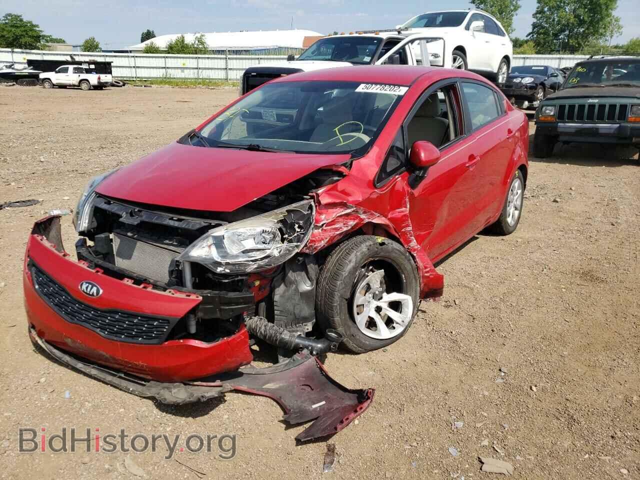 2013 KIA RIO - VIN: KNADM4A33D6218150 - Фото 2