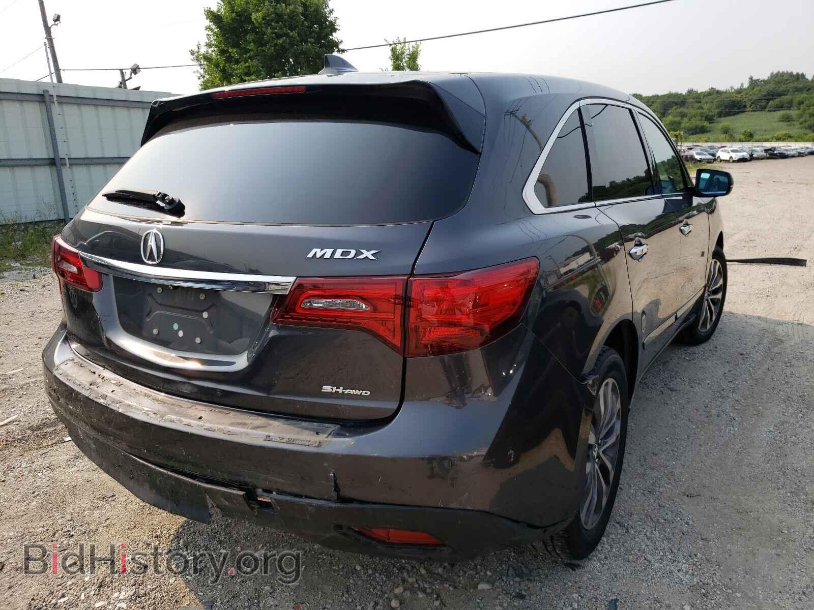2014 ACURA MDX - VIN: 5FRYD4H66EB031204 - Фото 4