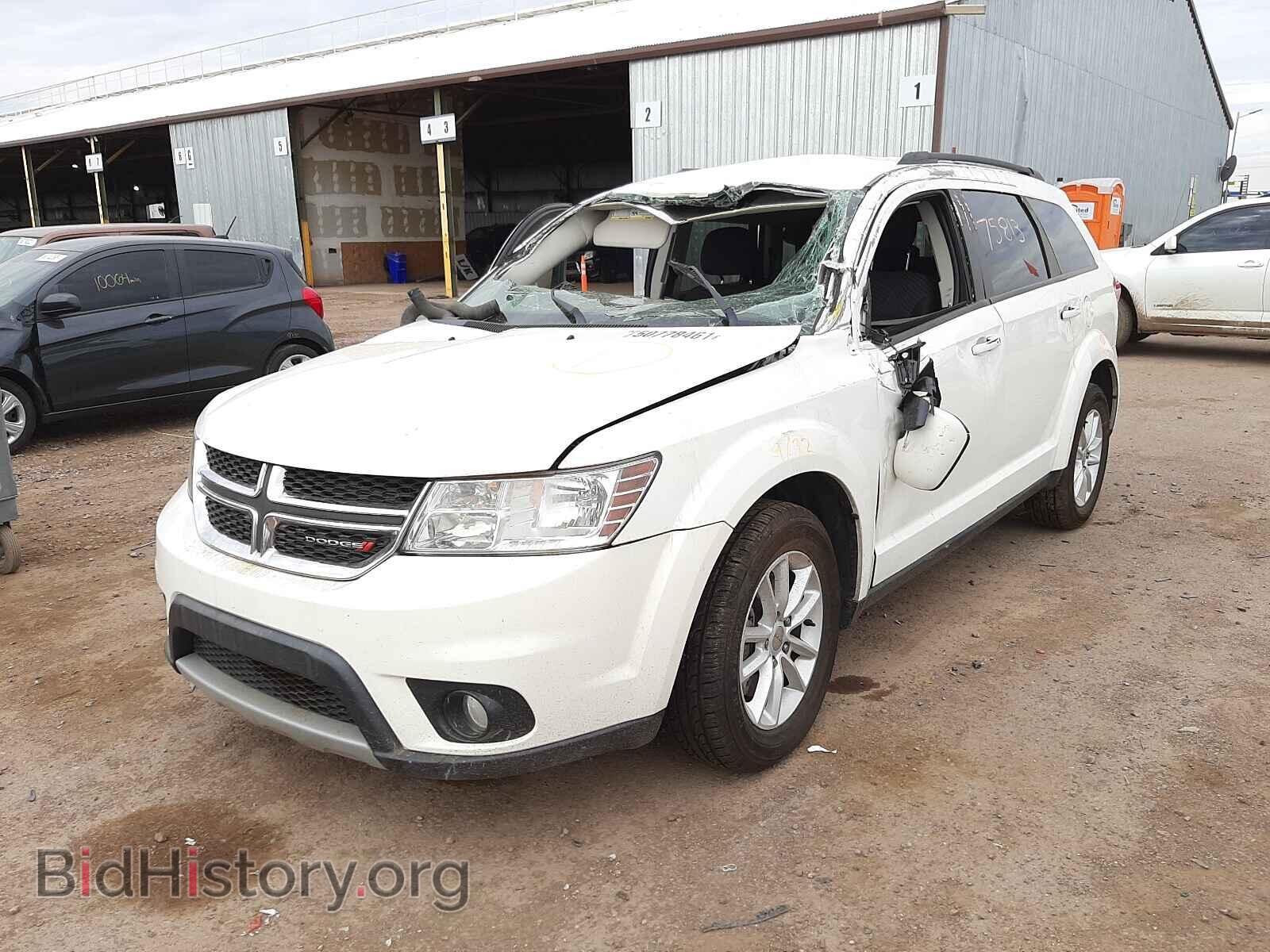 2016 DODGE JOURNEY - VIN: 3C4PDCBB9GT138863 - Фото 2