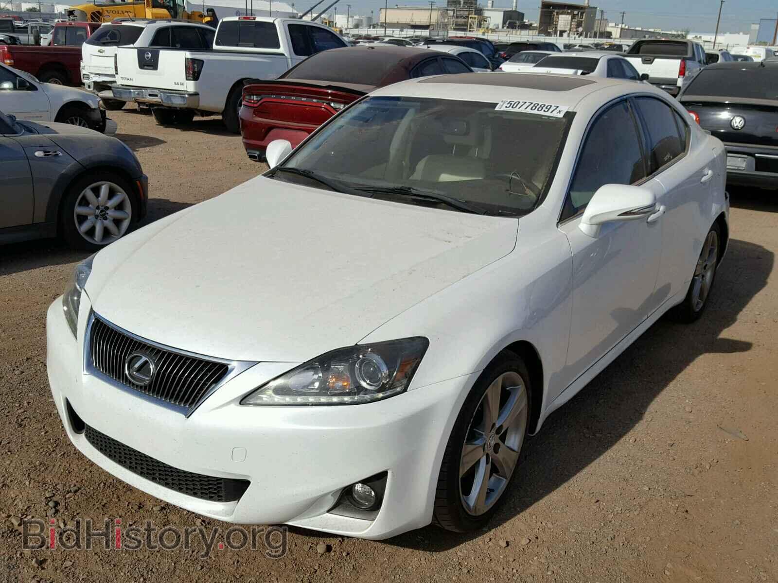 2012 LEXUS IS250 - VIN: JTHBF5C2XC5176447 - Фото 2