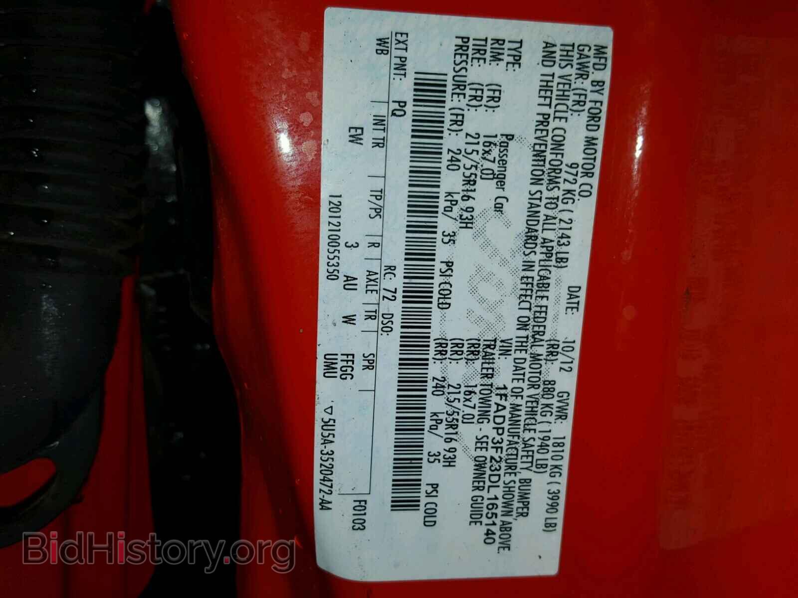 2013 FORD FOCUS - VIN: 1FADP3F23DL165140 - Photo 10