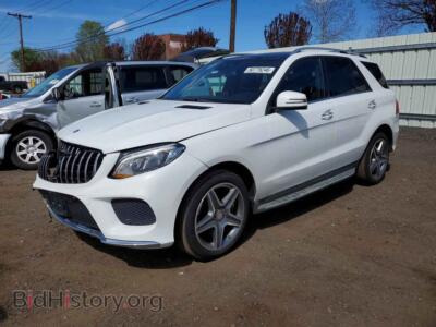 2016 Mercedes-Benz GLE-CLASS 350 4MATIC, белый — VIN 4JGDA5HB4GA810961, Copart