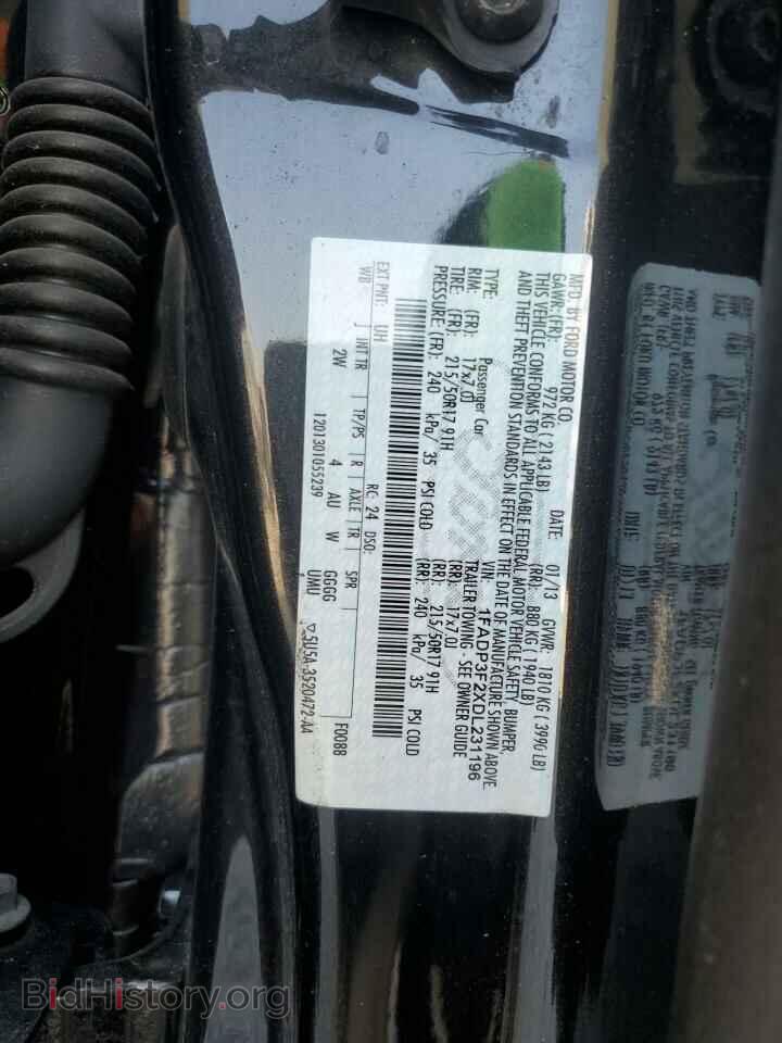 2013 FORD FOCUS - VIN: 1FADP3F2XDL231196 - Фото 12