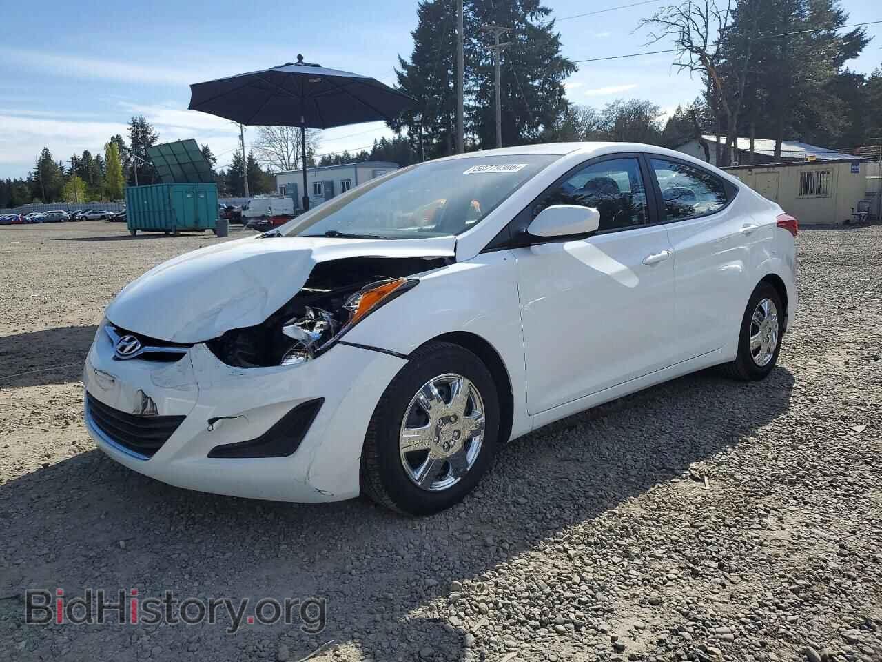 Photo 5NPDH4AE3GH721275 - HYUNDAI ELANTRA 2016
