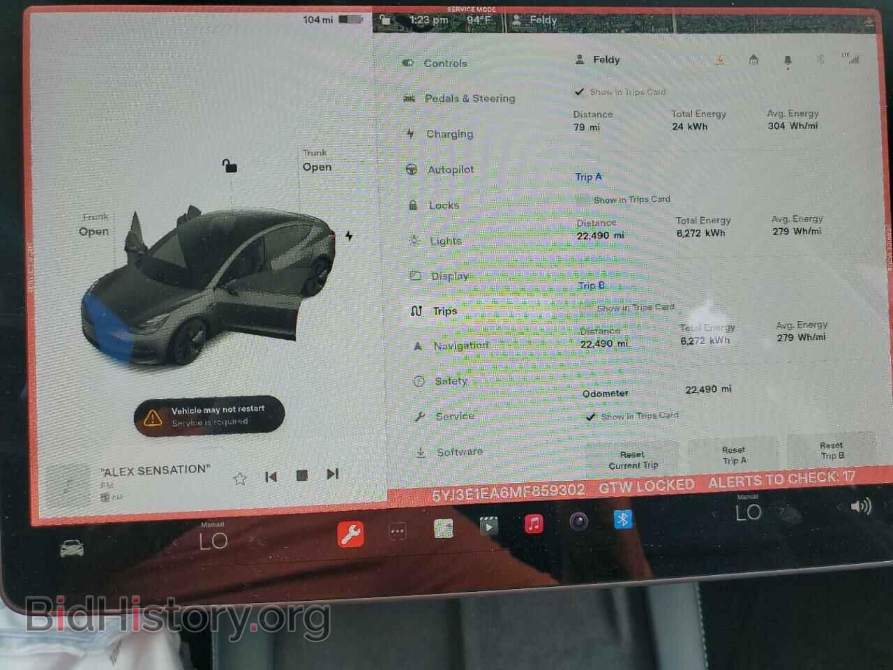 2021 TESLA MODEL 3 - VIN: 5YJ3E1EA6MF859302 - Photo 9