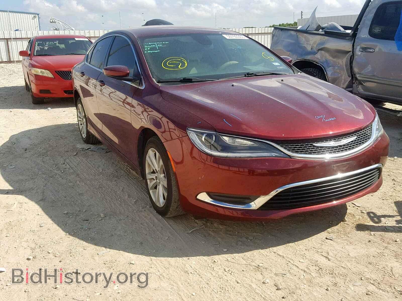 Фотография 1C3CCCAB4FN748742 - CHRYSLER 200 2015