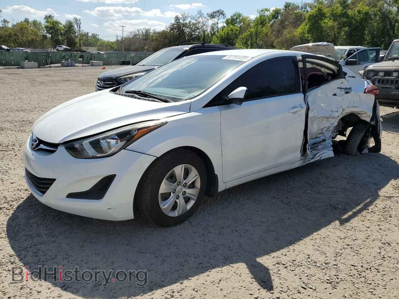 Photo 5NPDH4AE6GH666580 - HYUNDAI ELANTRA 2016