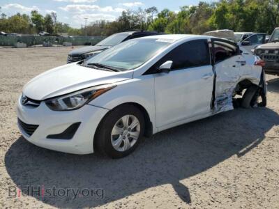 2016 Hyundai ELANTRA SE, белый — VIN 5NPDH4AE6GH666580, Copart