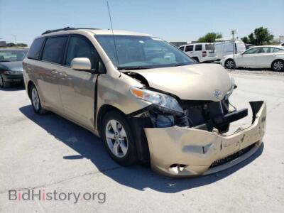 2011 Toyota SIENNA Sienna LE, светло-коричневый — VIN 5TDKK3DC1BS042525, Copart