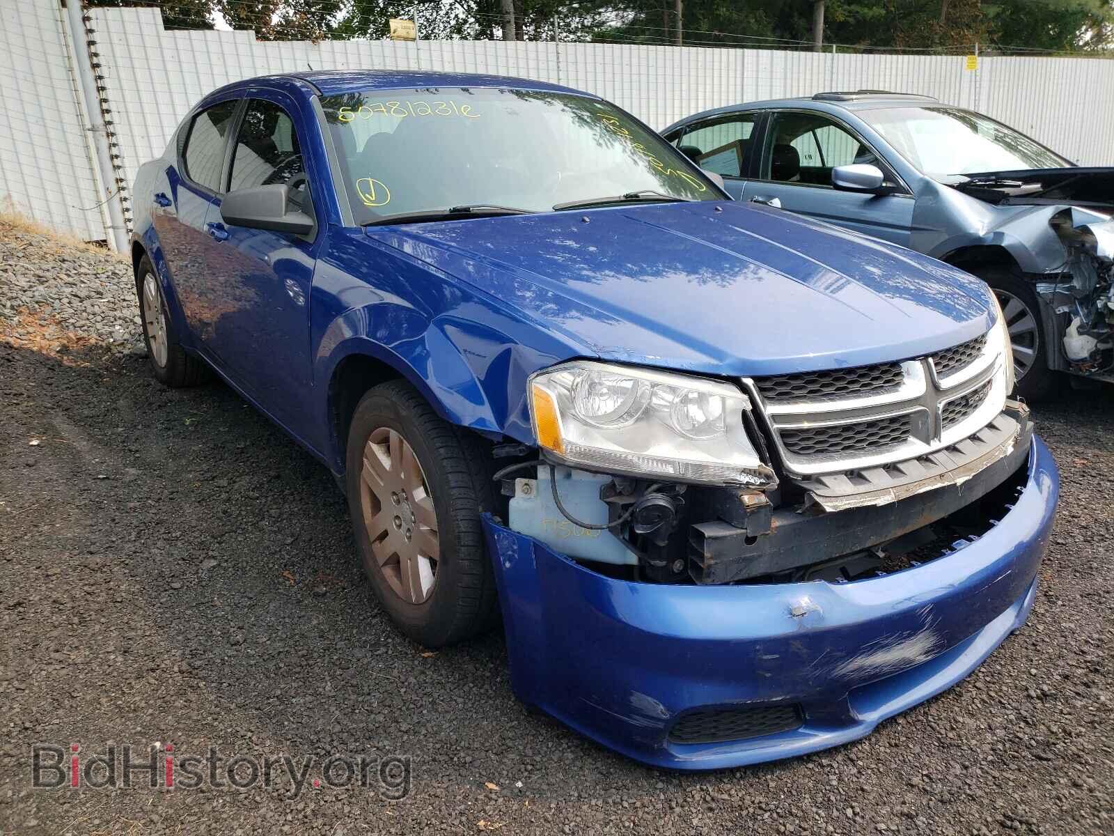 Фотография 1C3CDZAB5CN275428 - DODGE AVENGER 2012