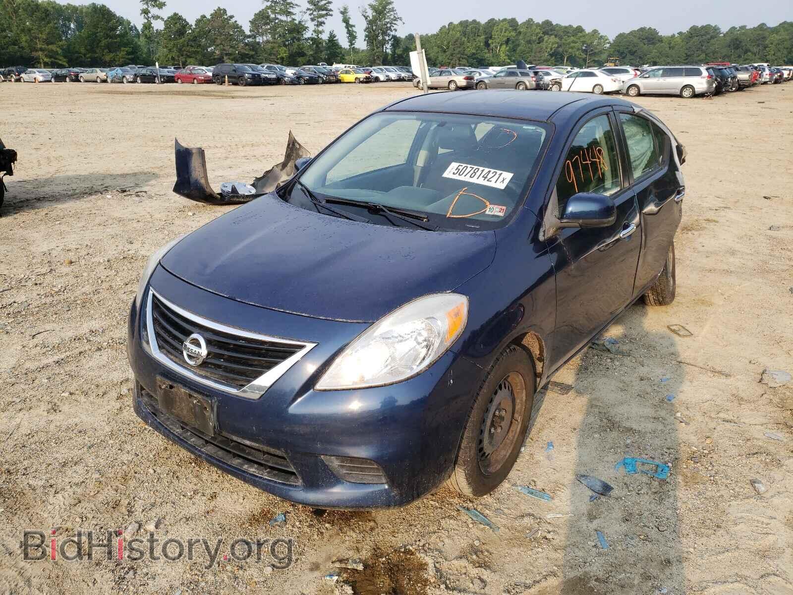 2012 NISSAN VERSA - VIN: 3N1CN7AP0CL819314 - Фото 2