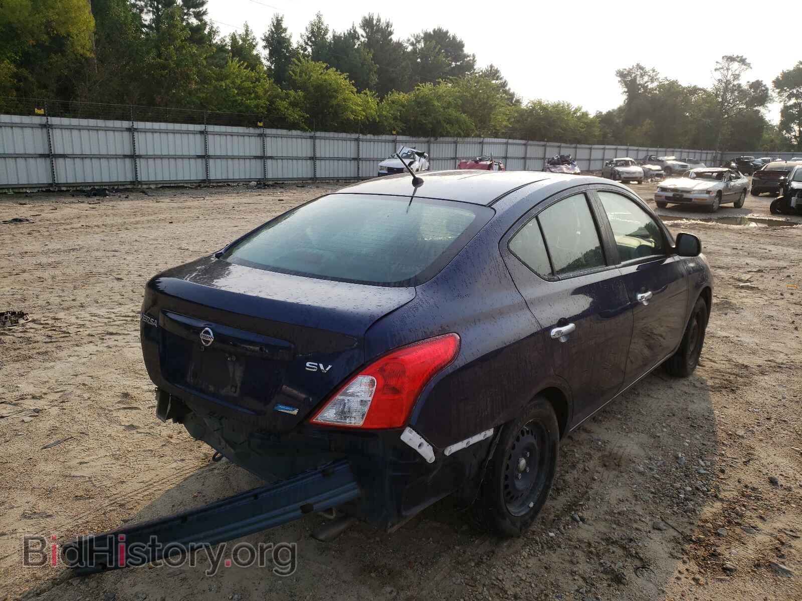 2012 NISSAN VERSA - VIN: 3N1CN7AP0CL819314 - Фото 4