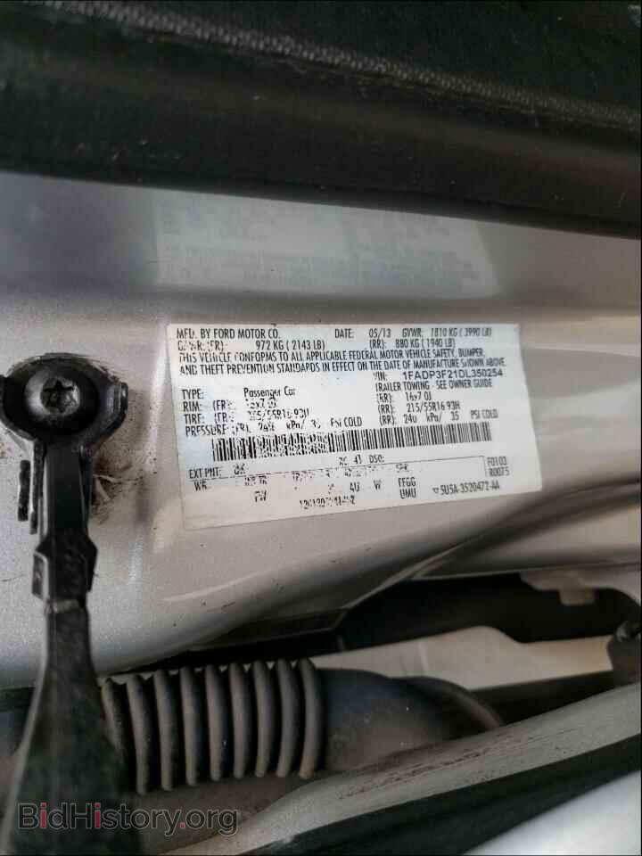 2013 FORD FOCUS - VIN: 1FADP3F21DL350254 - Фото 10