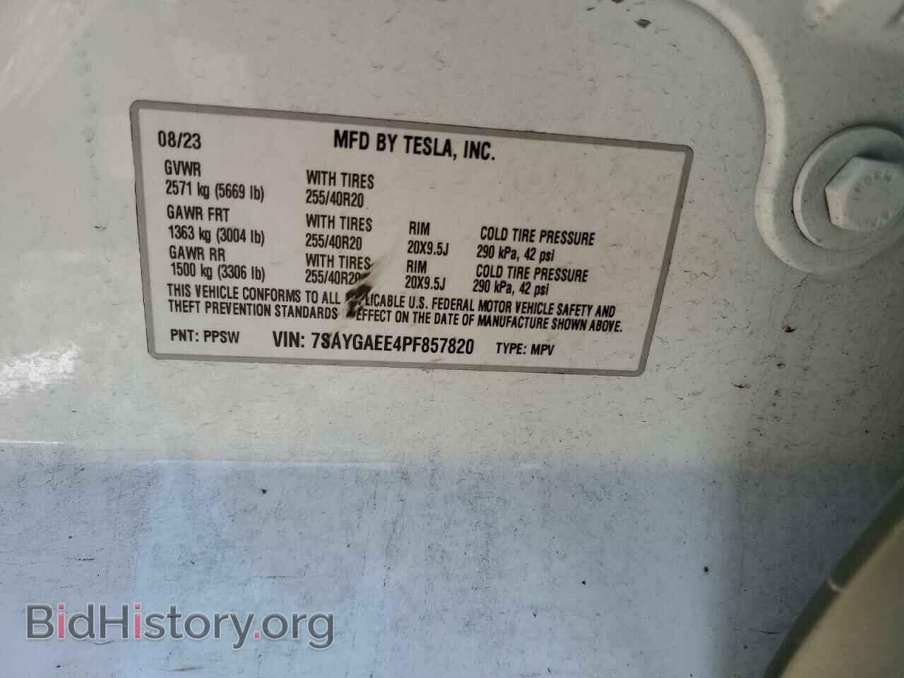 2023 TESLA MODEL Y - VIN: 7SAYGAEE4PF857820 - Фото 13