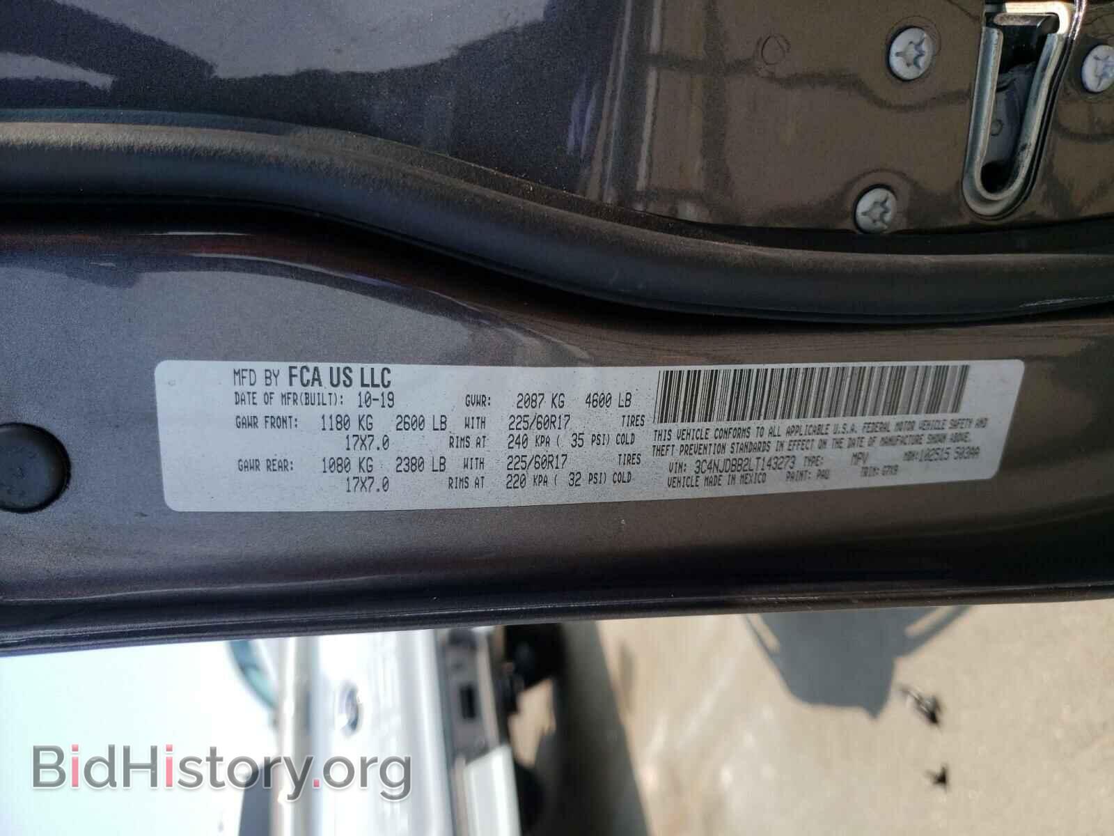 2020 JEEP COMPASS - VIN: 3C4NJDBB2LT143273 - Фото 10