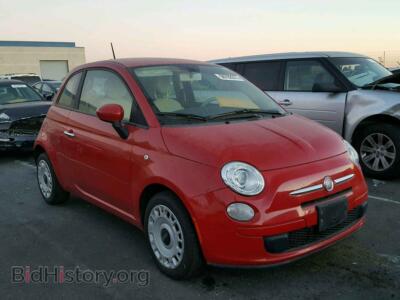 2012 Fiat 500 500 POP, красный — VIN 3C3CFFARXCT272191, Copart