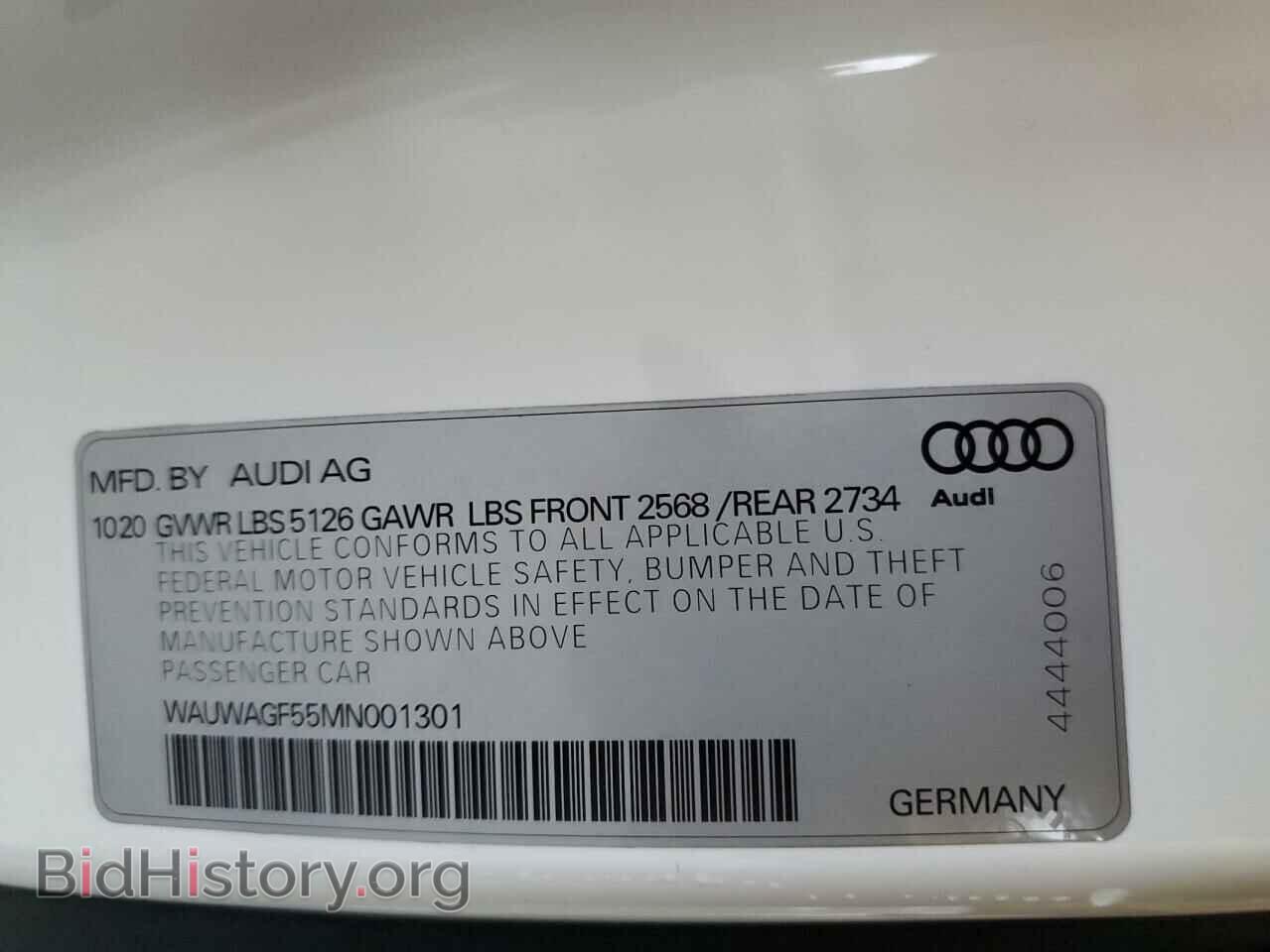 2021 AUDI A5 - VIN: WAUWAGF55MN001301 - Photo 12