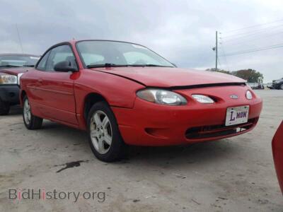 2003 Ford ESCORT Escort ZX2, red — VIN 3FAFP11303R103160, Copart