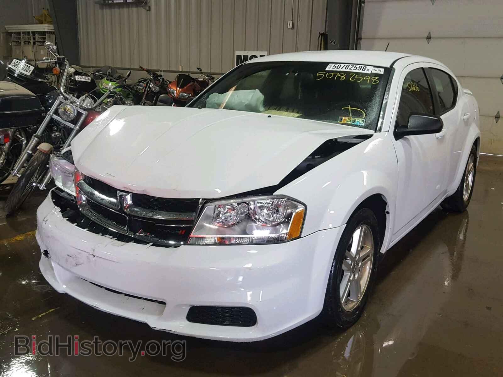 2014 DODGE AVENGER - VIN: 1C3CDZAGXEN225879 - Фото 2