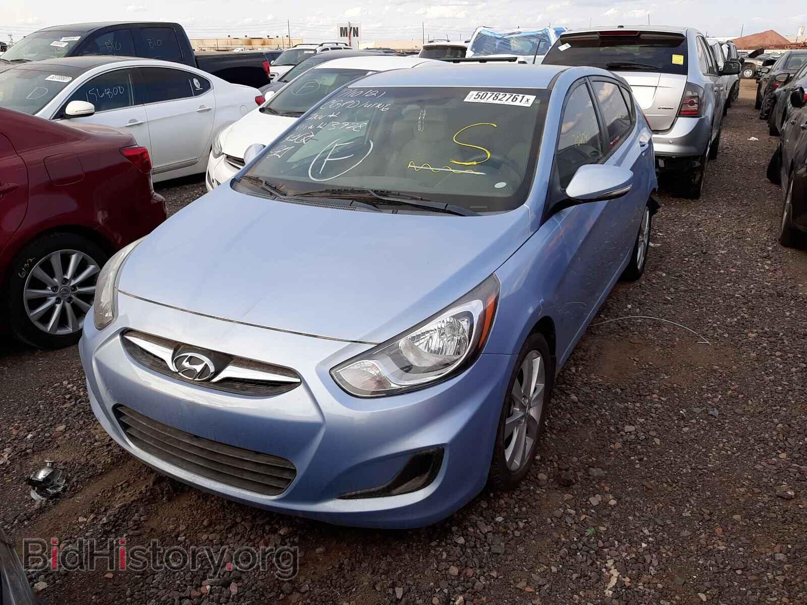 2013 HYUNDAI ACCENT - VIN: KMHCU5AE8DU103928 - Фото 2