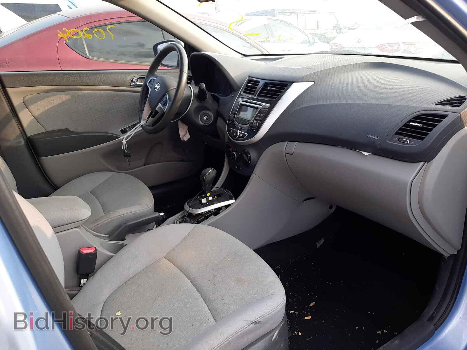 2013 HYUNDAI ACCENT - VIN: KMHCU5AE8DU103928 - Фото 5