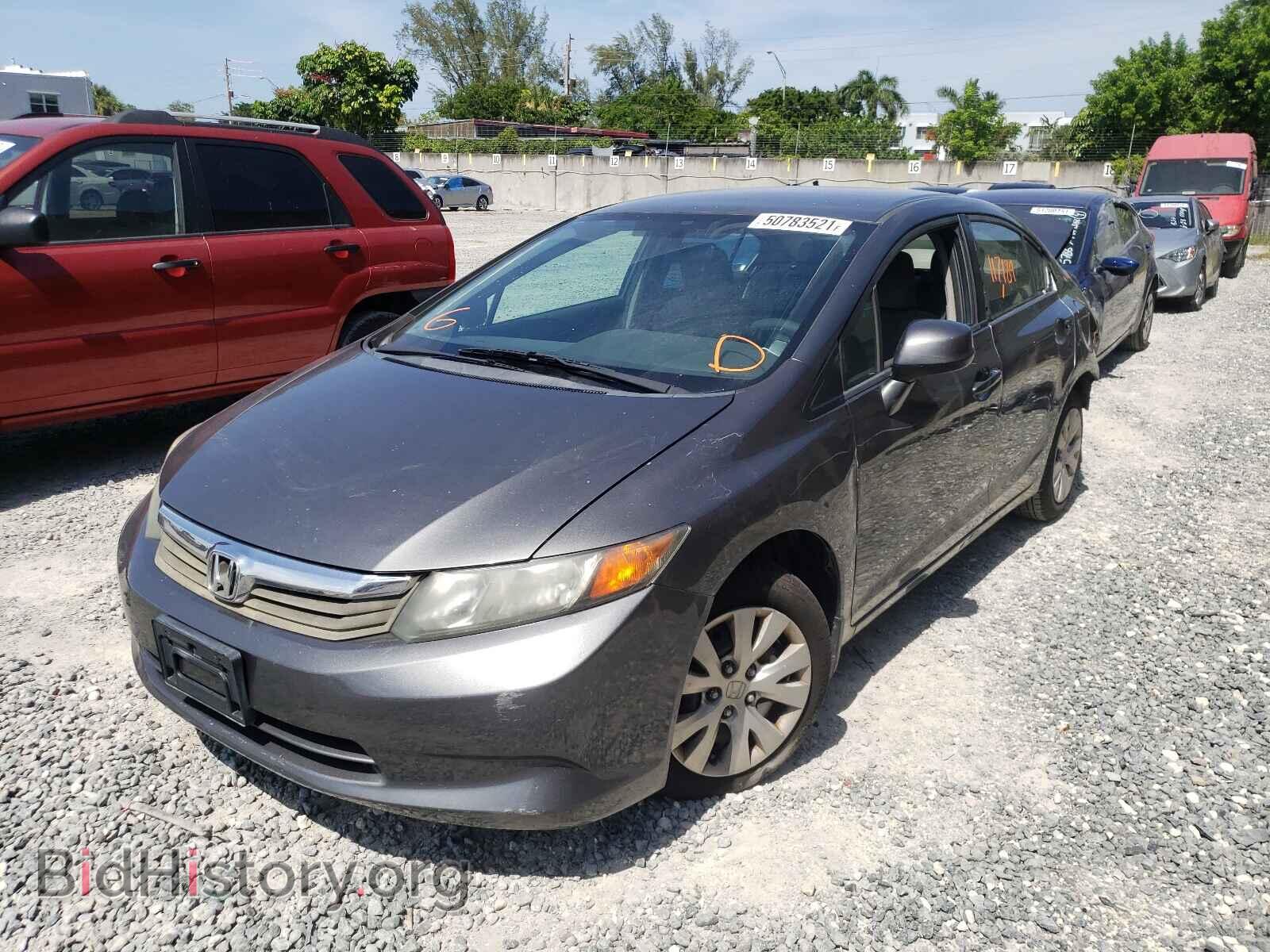 2012 HONDA CIVIC - VIN: 2HGFB2F52CH303382 - Фото 2